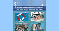 Desktop Screenshot of meerwasserhallenbad-niendorf.de